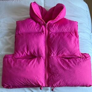 Vibrant Pink Puffer Vest